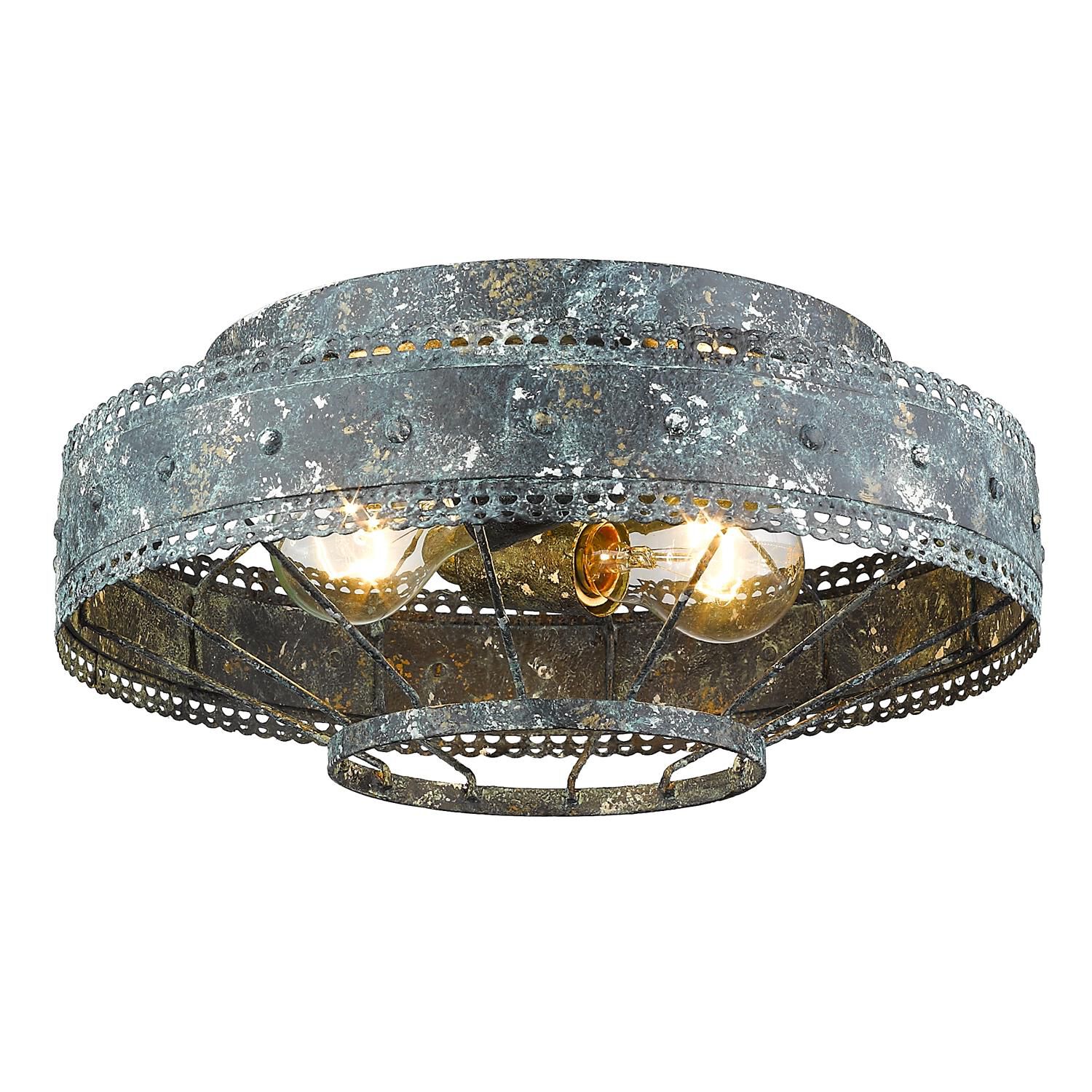 Ferris 6 Inch Flush Mount by Golden Lighting